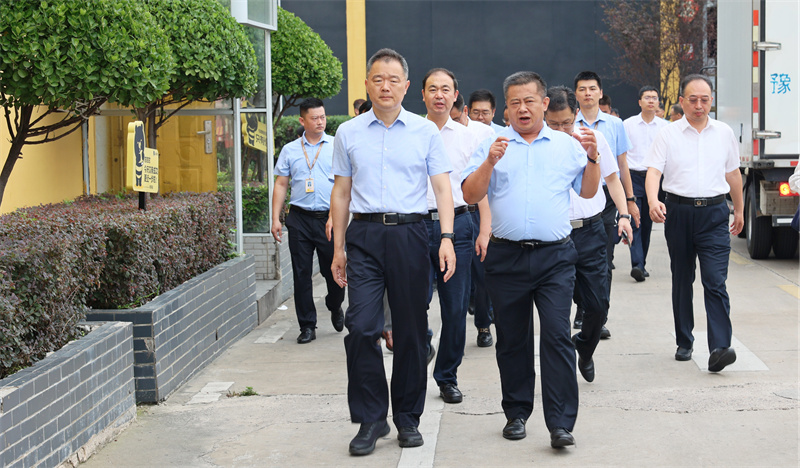 熱烈歡迎蚌埠市市長(zhǎng)馬軍一行蒞臨安徽匯旺考察調(diào)研