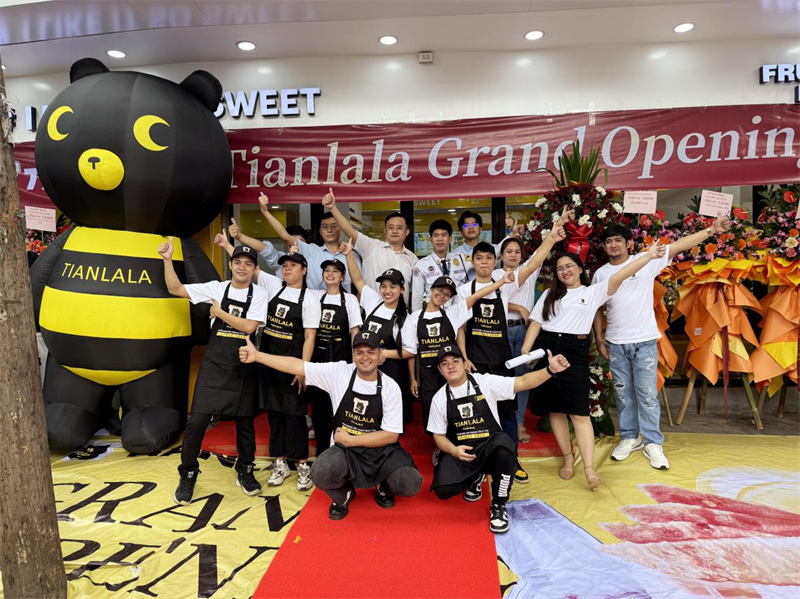 甜啦啦菲律賓二店盛大開業(yè)，國際版圖再添新彩